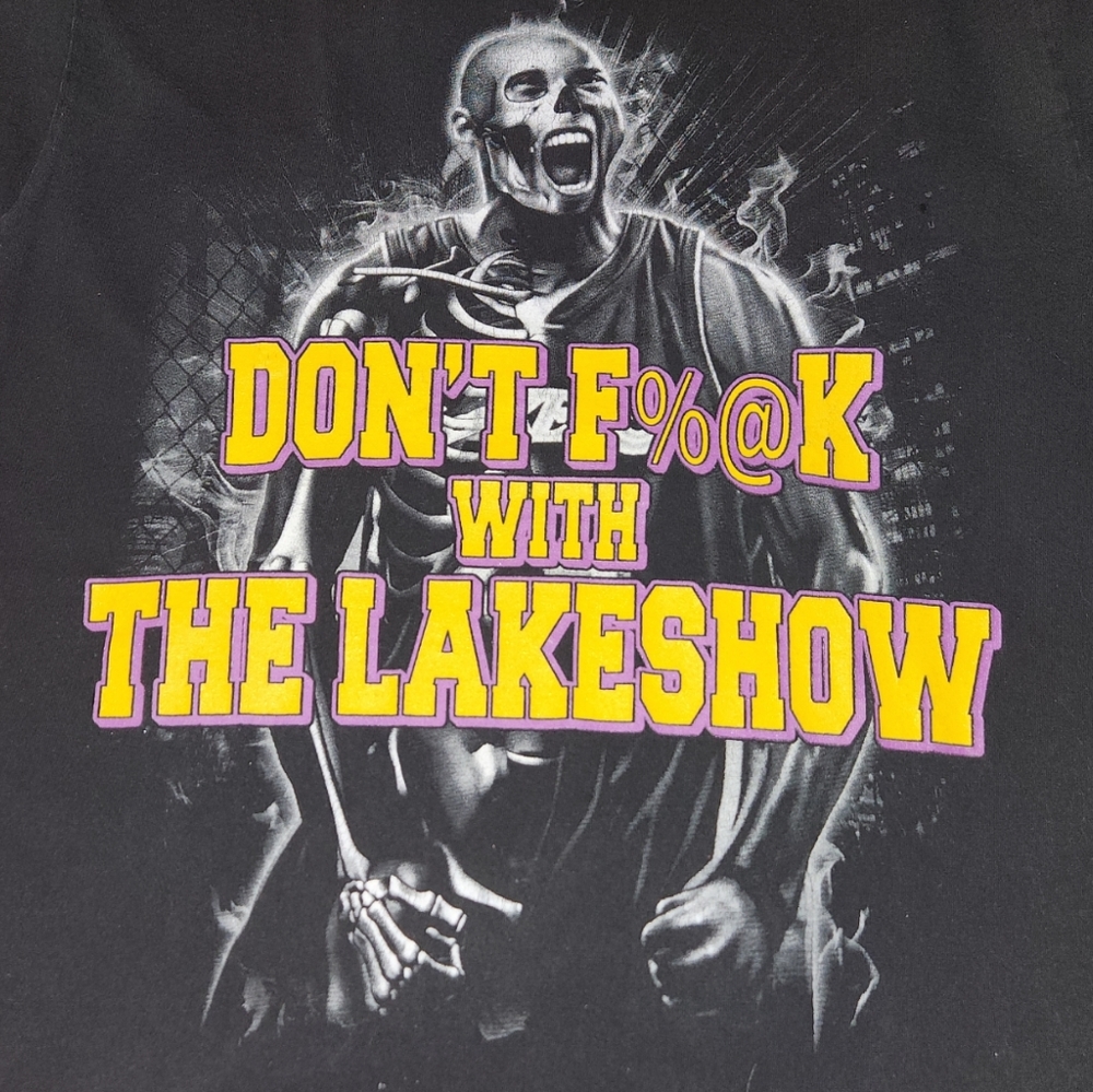 "Don't F%@k With The LakeShow" Graphic Tee Size Large